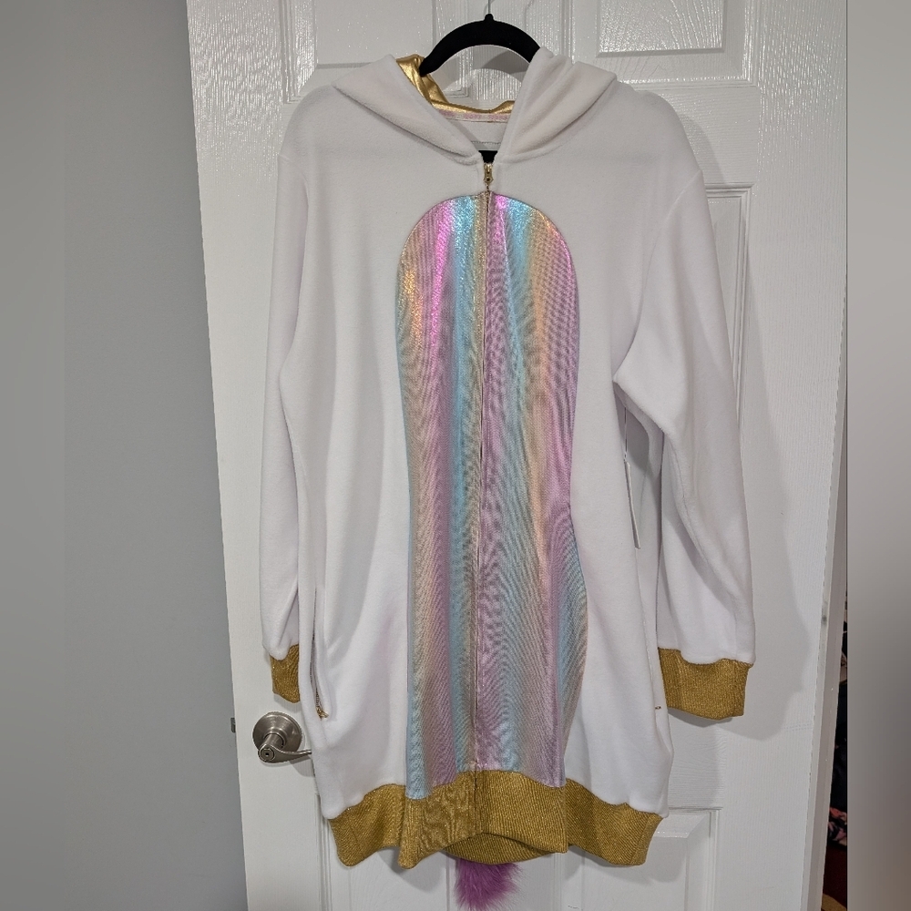 NWT Tipsy Elves Unicorn Dress Halloween Costume in Size XXL (Missing Headpiece)